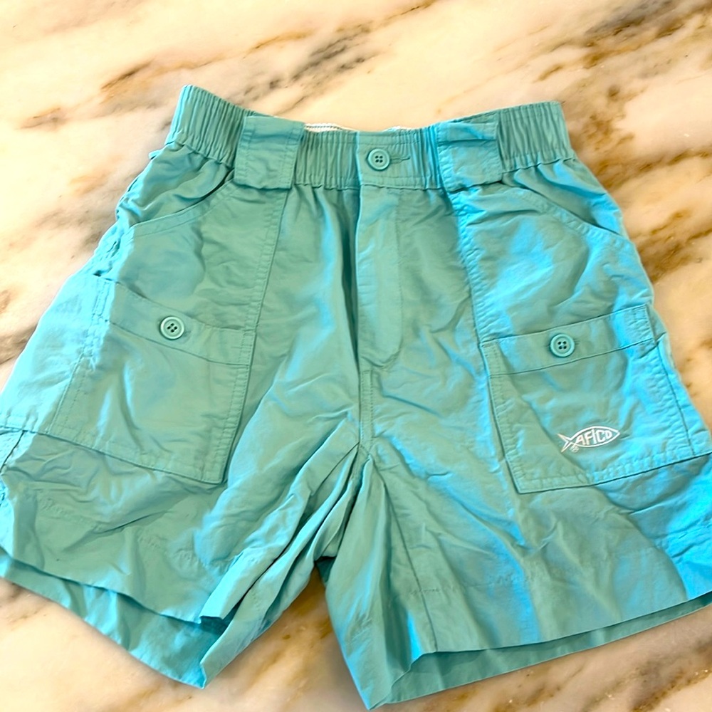 Aftco Boys aqua/ blue  shorts size 26 or size 12